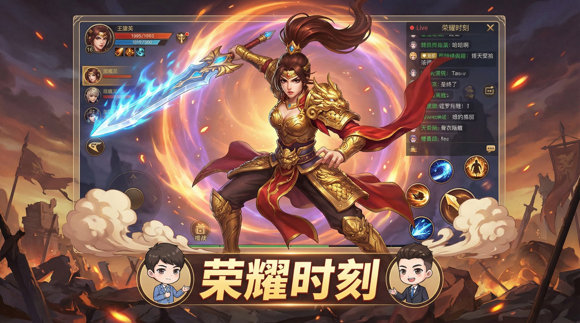 同人动漫王者荣耀解说视频